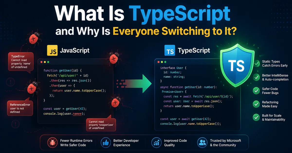 What Is TypeScript and Why Every Developer Is Switching to It in 2026