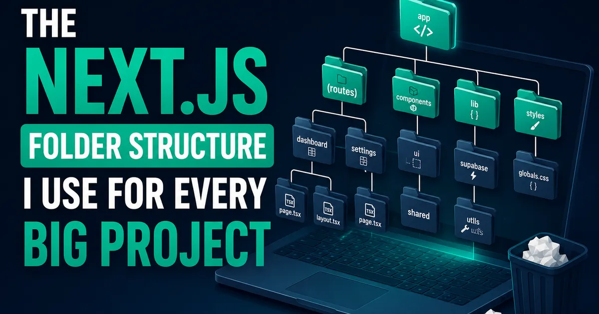 My Complete Next.js Folder Structure for Large Projects
