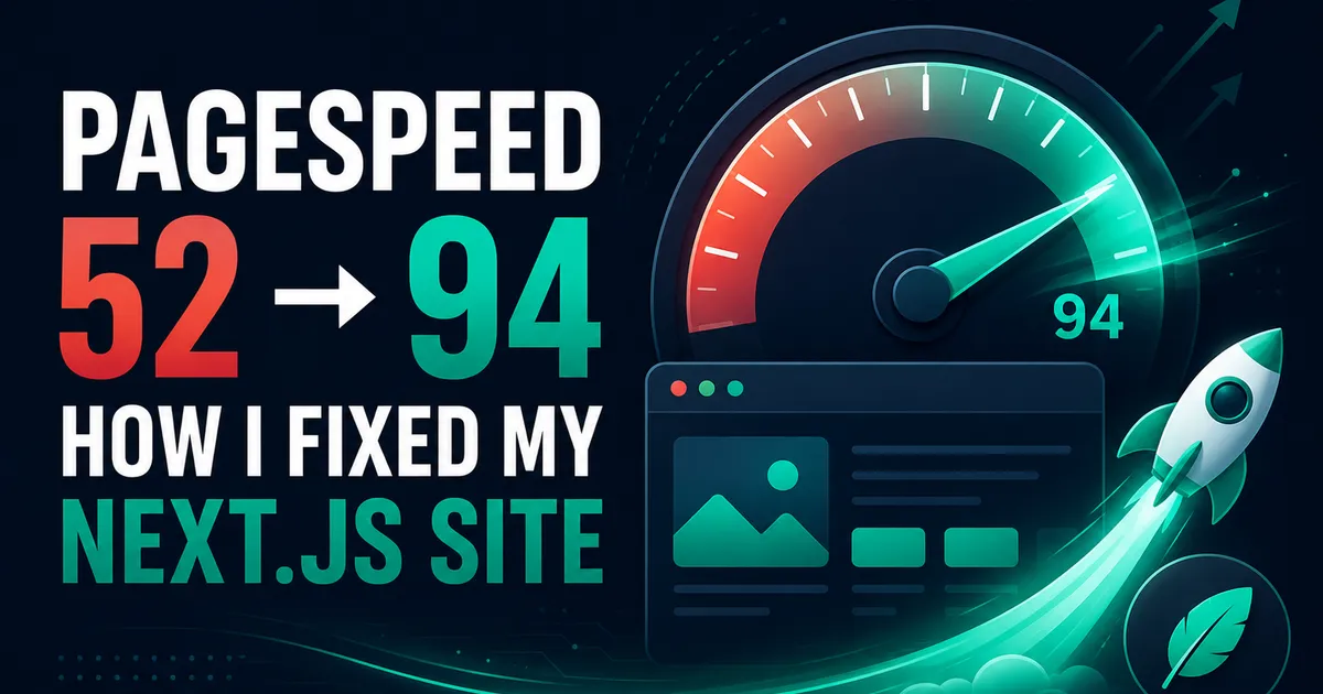 How I Reduced My Next.js Website Loading Time
