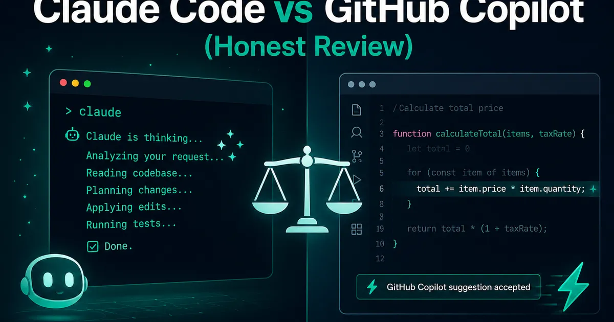 Claude Code vs GitHub Copilot: Real Developer Review